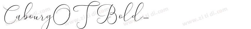 CabourgOT Bold字体转换